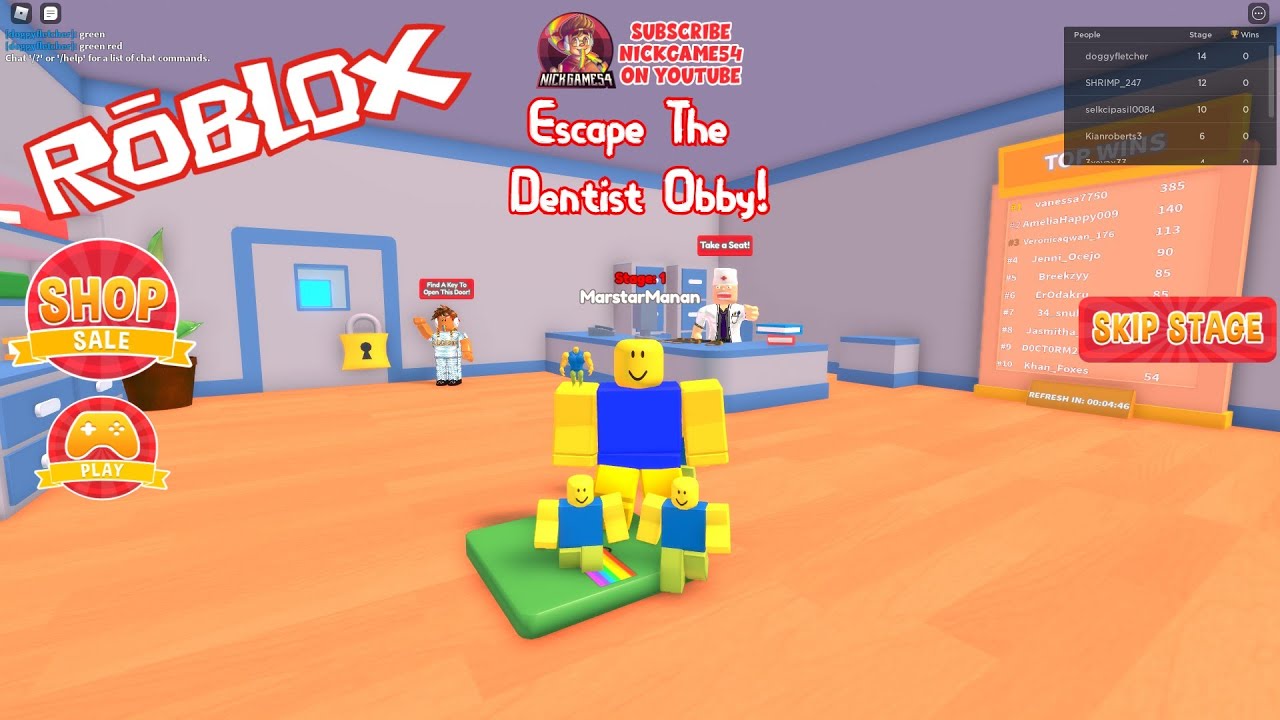Roblox-Escape The Dentist Obby!