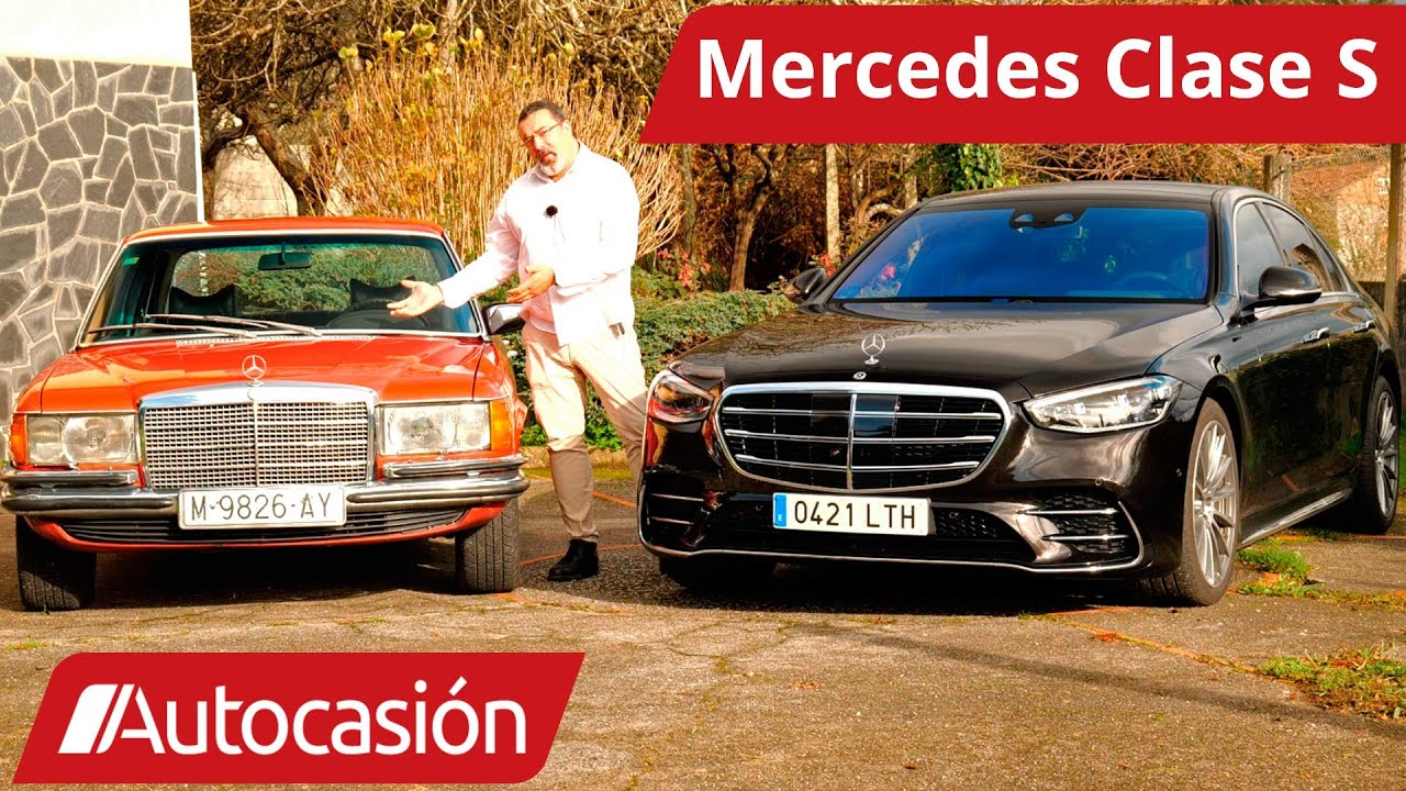 Mercedes CLASE S 2022 vs. Clase S W116: así ha evolucionado el mejor coche del mundo| #Autocasión