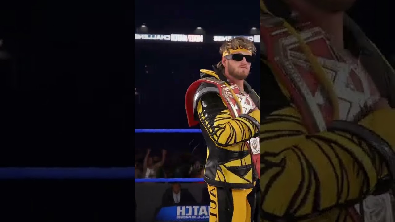 💎 SPOILERS 🚫 LOGAN PAUL OP 🔥 BOLTE DOUBLE TITLE ✔️#shorts #youtubeshorts #wwe2k22mods
