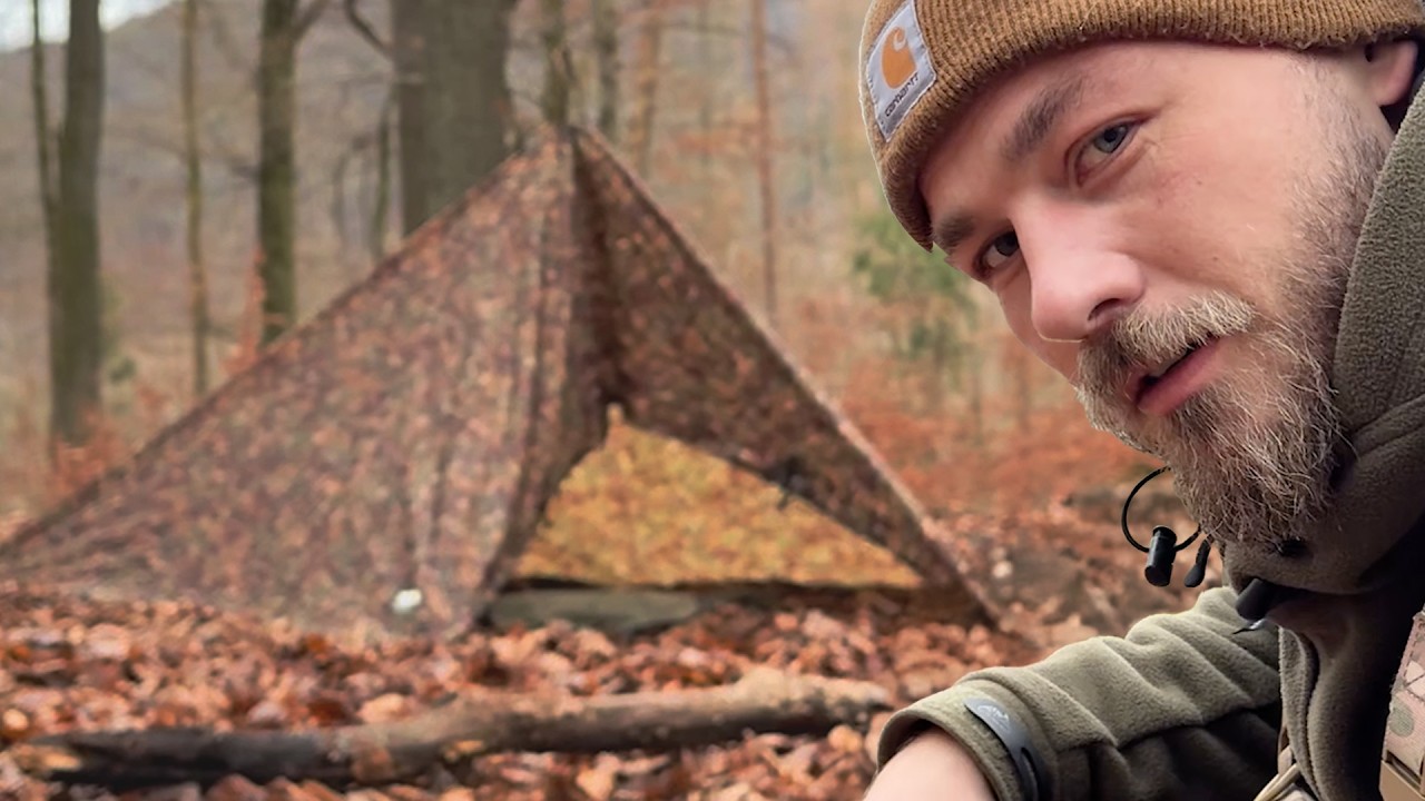 3 Tarp-Aufbauvarianten  | Allein draußen – meine erste Solo-Nacht im Wald