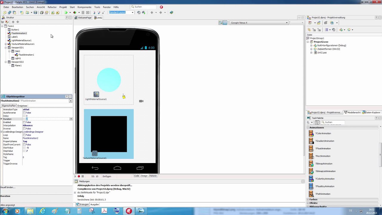 Tutorial: TBitmapListAnimation (Part 2) in Action, Firemonkey XE5 (Delphi XE5)