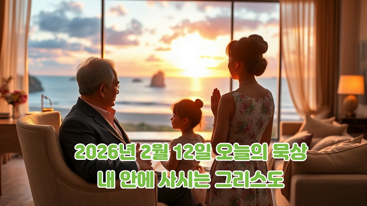 2026년 2월 12일 오늘의 묵상내 안에 사시는 그리스도