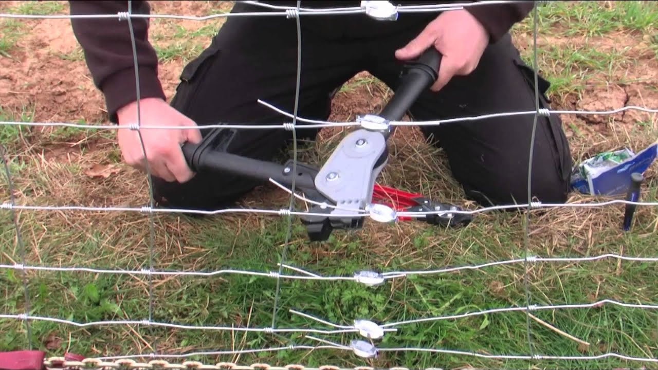 Joining tensioned fence FV