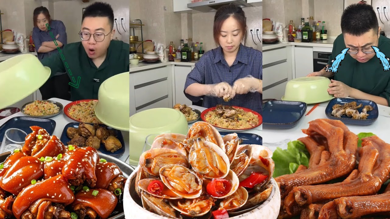 小气哥哥对一人一盘鸡腿不满足竟想吃独食？妈妈寻找时机调换位置，哥哥守着鸡骨头最后傻眼