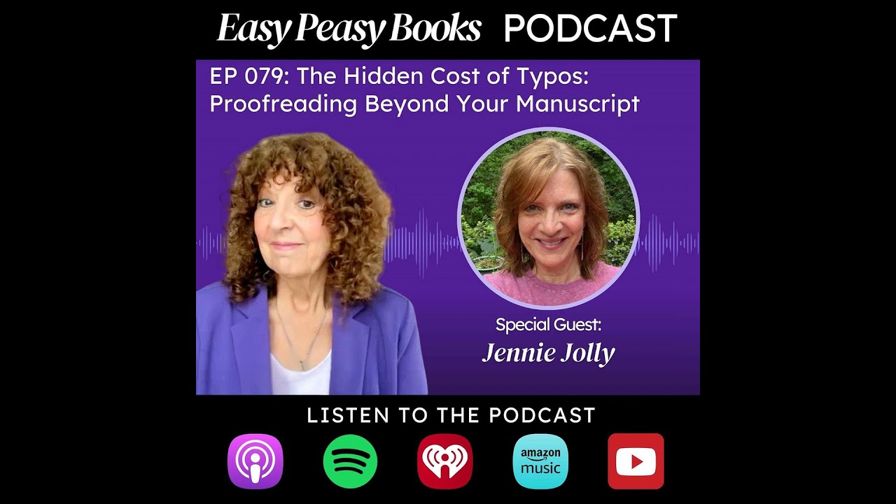 079: The Hidden Cost of Typos: Proofreading Beyond Your Manuscript with Jennie Jolly