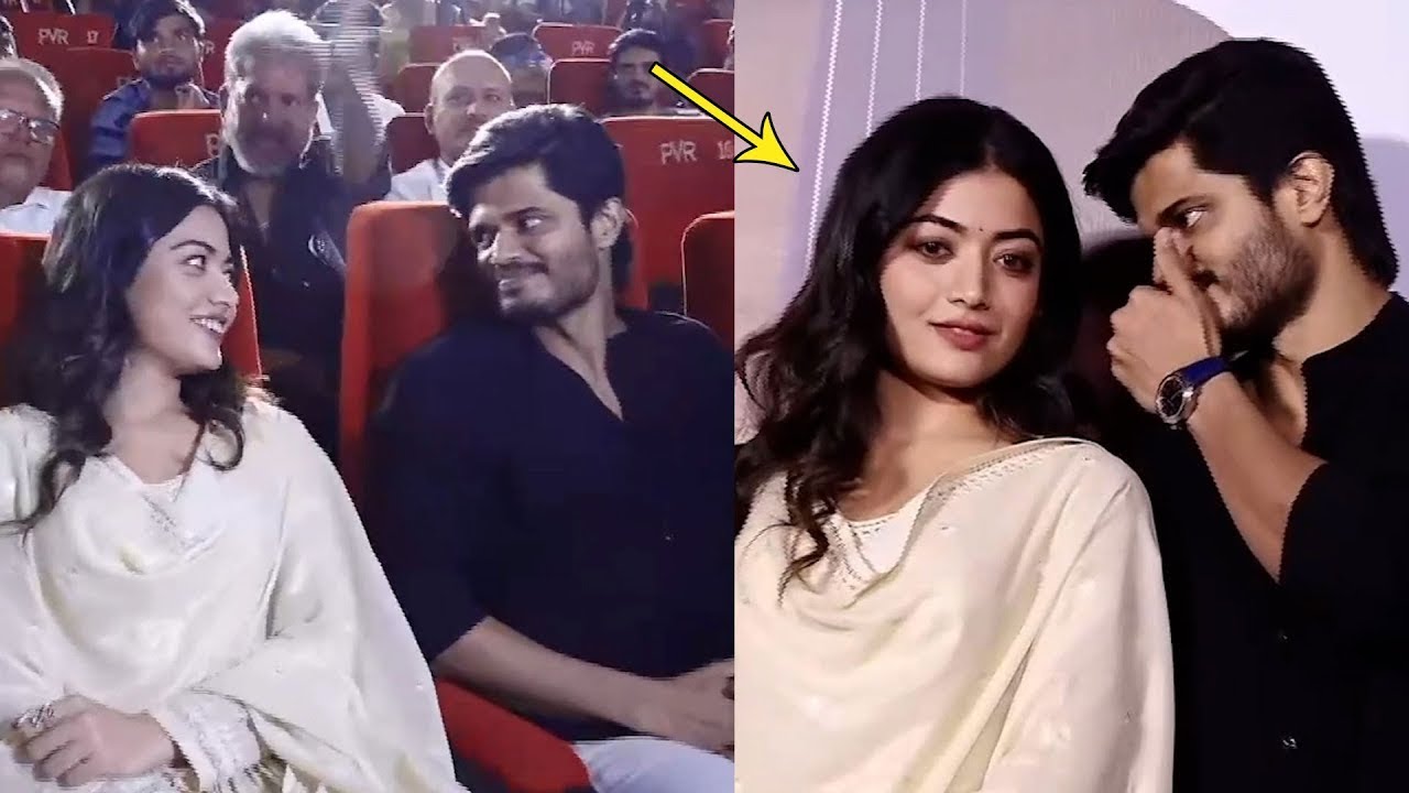 Rashmika Mandanna & Anand Devarakonda Visuals at Baby Premisthunna Song Launched Event | Tupaki