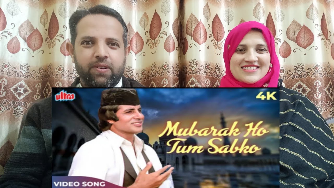 Pakistani Reaction on Mubarak Ho Tum Sabko Haj Ka Mahina Song | Coolie 1983 |Amitabh B | Shabbir K