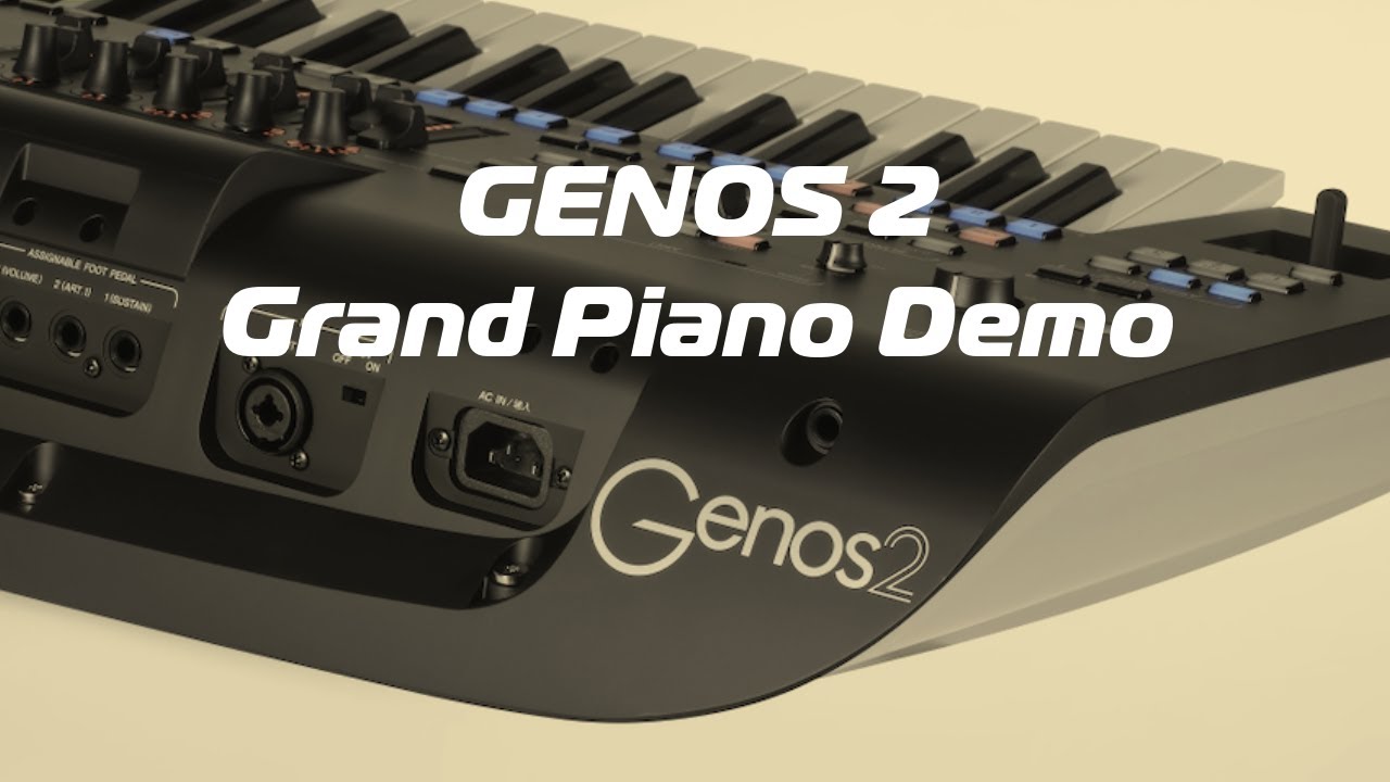Yamaha Genos 2 Piano Demo - All voices demonstrated.