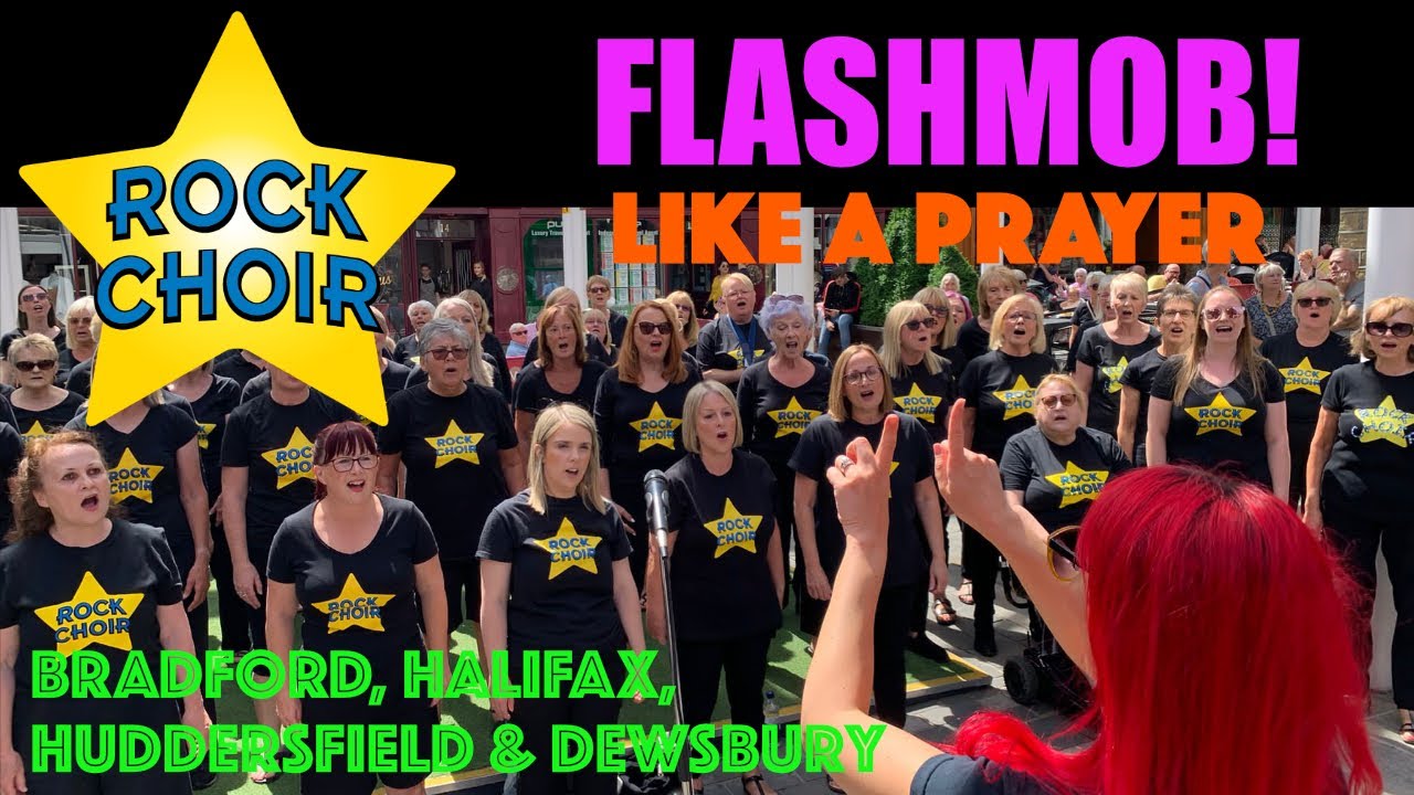 Flashmob of Madonna 'Like A Prayer' by Rock Choir