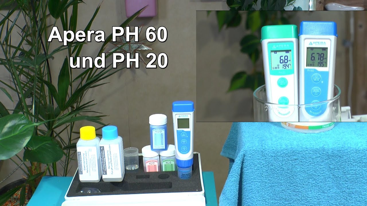 PH Messgerät kalibrieren Apera PH 20 und Apera PH 60 reinigen