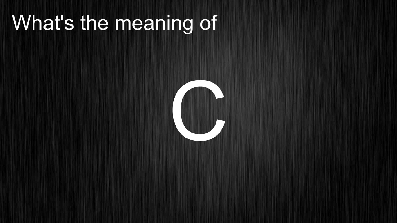 What's the meaning of 