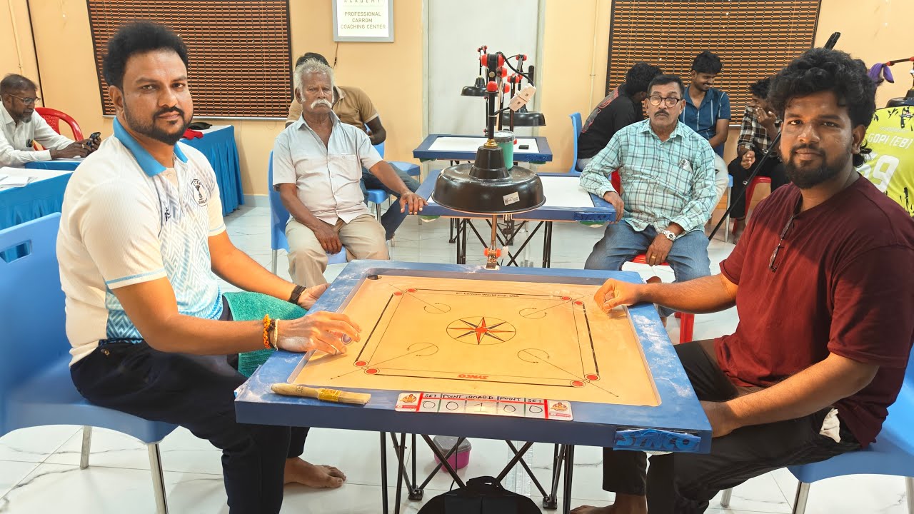 CARROM OPEN SINGLES SEMI FINAL-1 | ASHOK KUMAR VS IJAZ | ORGANISED BY  KK CARROM ACADEMY