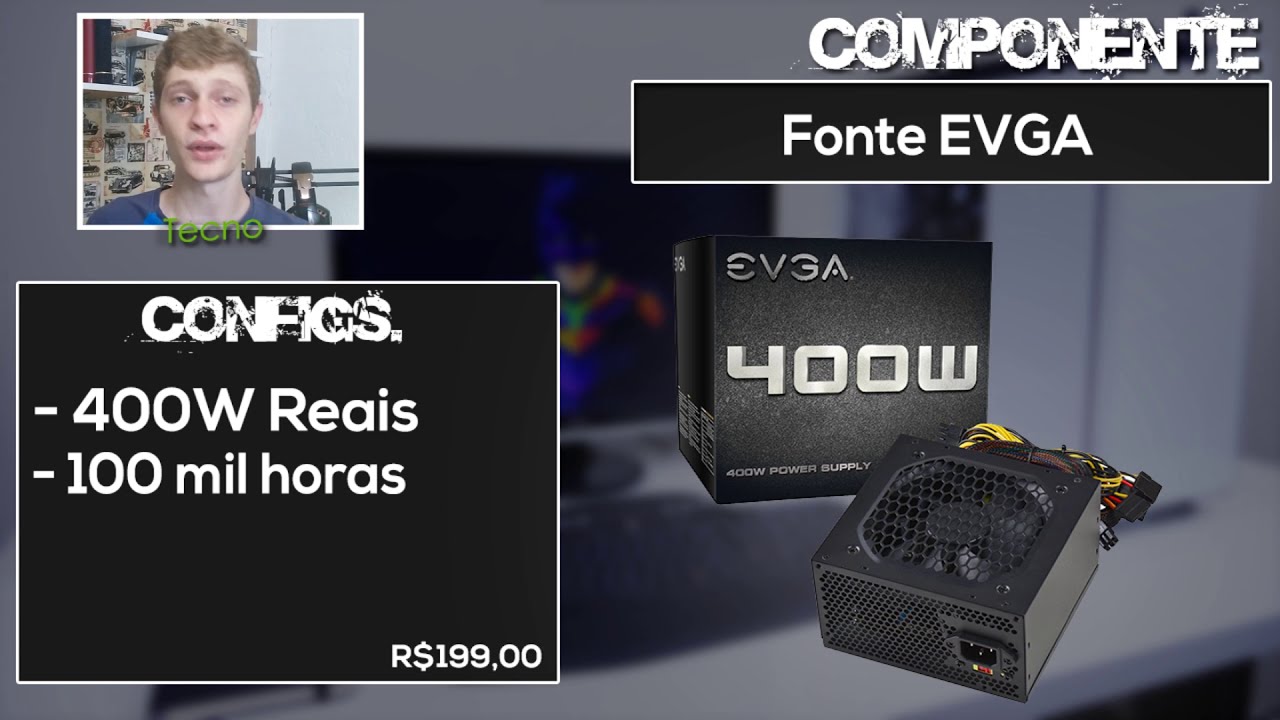 PC Gamer Barato - PUBG e Fortnite (R$1500) Roda TUDO - Or&ccedil;amento 2018