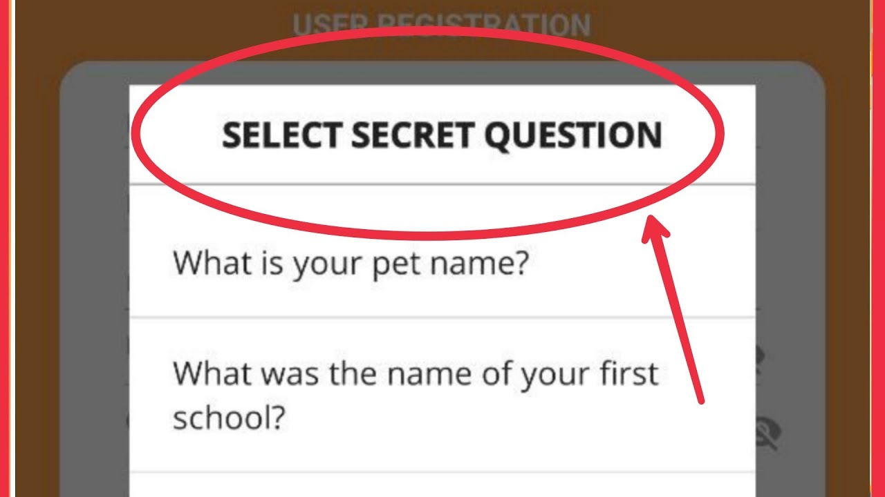 What is Secret Question & Answer in User Registration IRCTC Rail Connect & Other Problem Solve