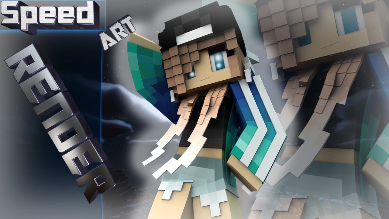 Minecraft Render Cinema 4D | Speed Art Render #4