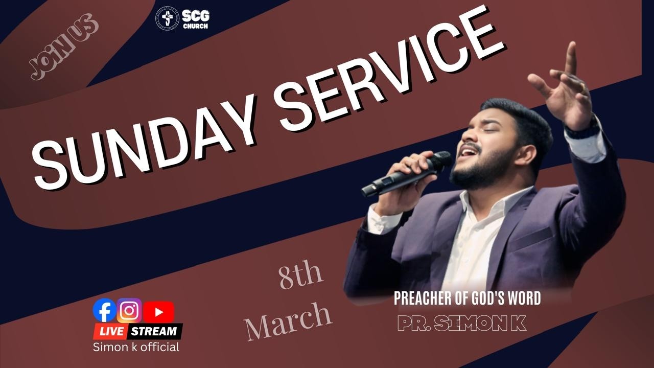 🔴Live || Shekinah Church of God || Sunday Service || Pr.Simon K || Bangalore