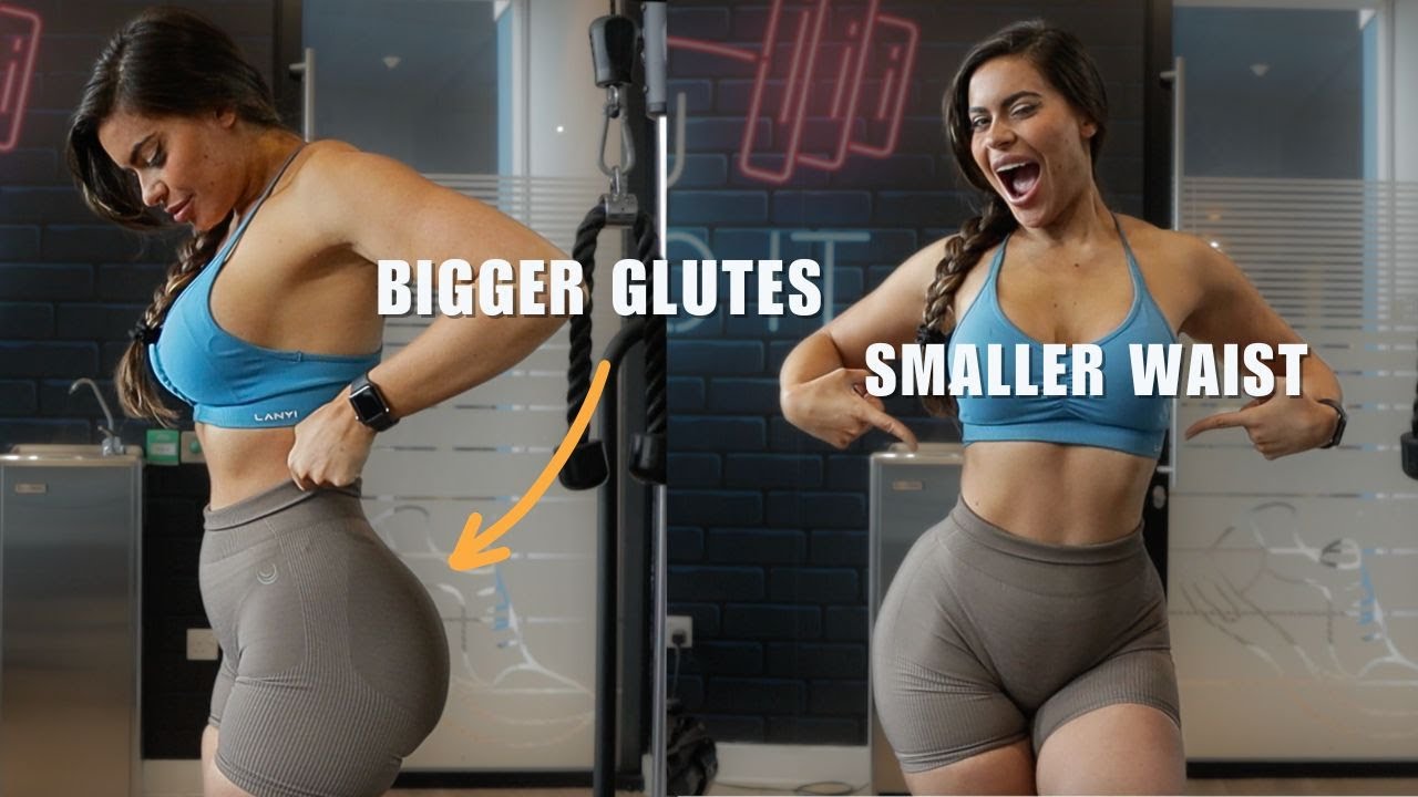How I get a smaller waist + bigger glutes | What foods I eat, training etc
