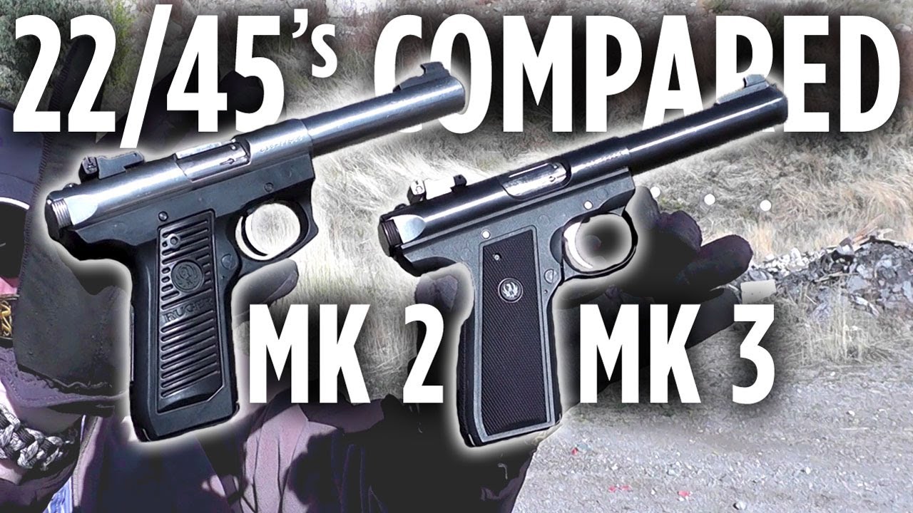 Ruger 22/45: сравнение Mark II и Mark III на стрельбище