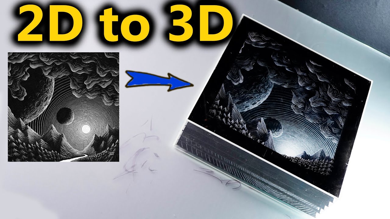 How To Transform a 2D to a 3D Painting | ReDraw