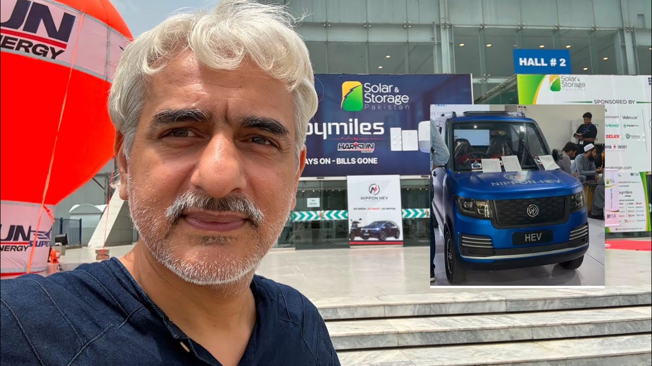 Solar Exhibition and Hydrogen Power Car at Expo Centre Lahore | Pakistan #solar #car 