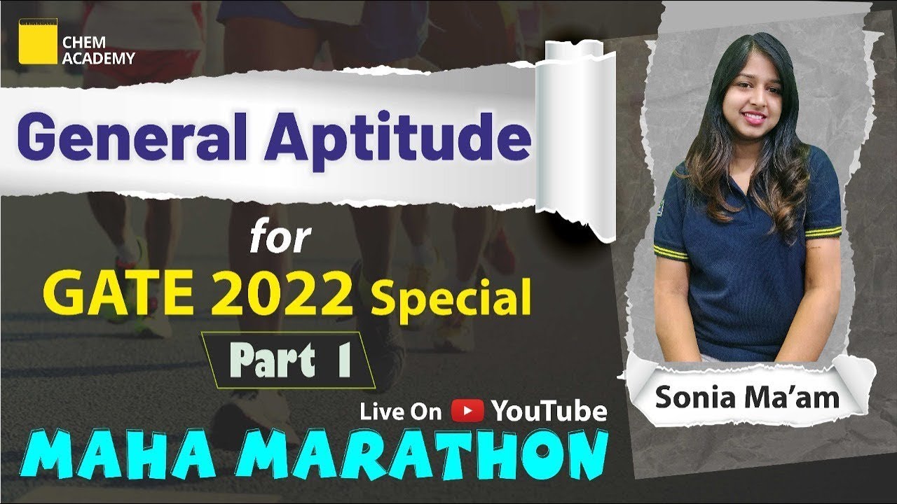 General Aptitude | Part-1 | Maha Marathon | GATE 2022 Special | CSIR NET | IIT JAM | Biology Academy