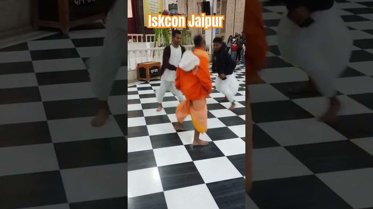 Iskcon temple mansarovar jaipur india sandya kirtan Sunday aarti
