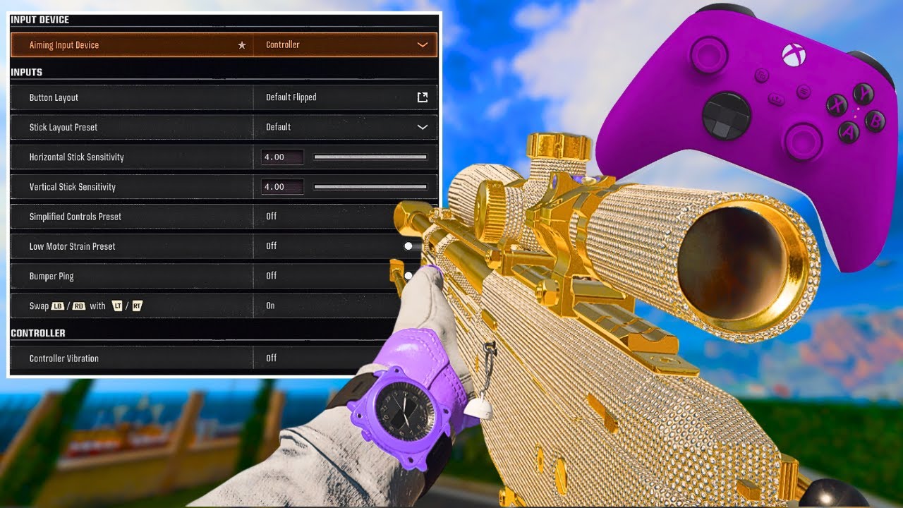 The Best BO6 Controller Settings For Snipers
