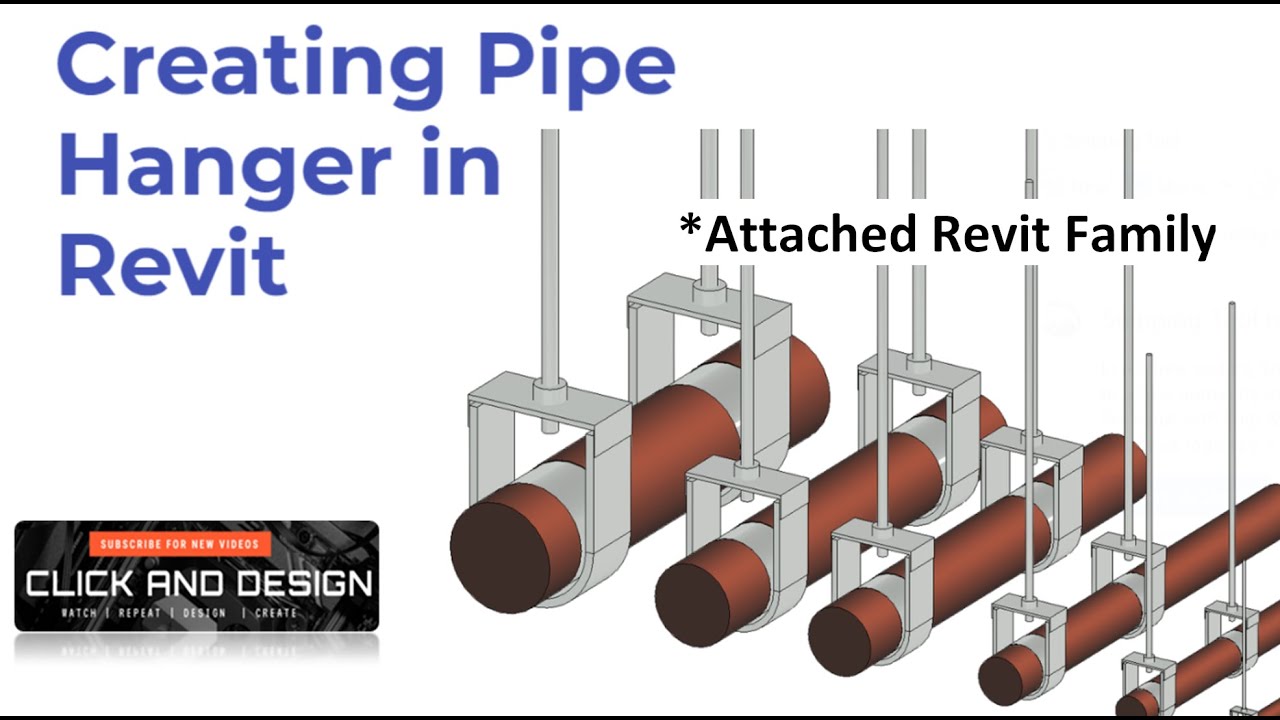 Pipe Hanger Family Creation in Revit⚙️💻 | Parametric⚙️ | Step by Step✅ | English🌐