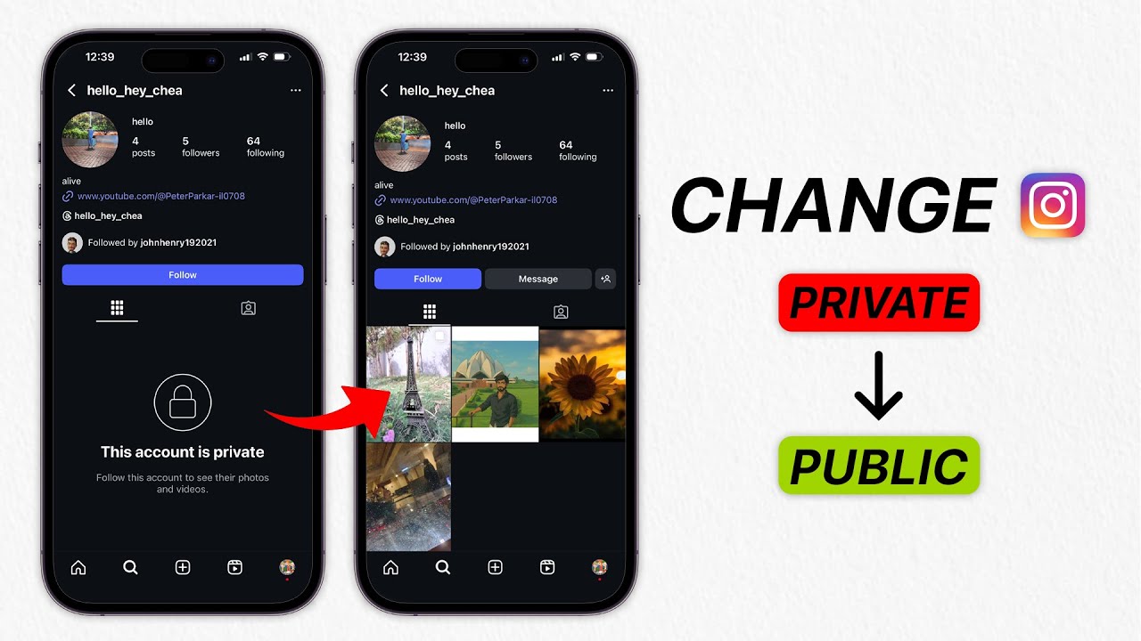 How to Change Instagram from Private to Public?