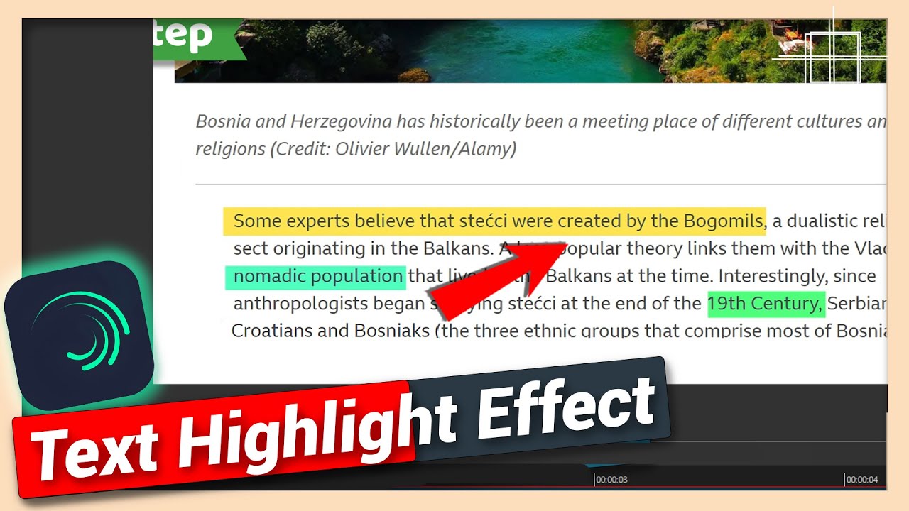 Text Highlighting Effect | Alight Motion Tutorial