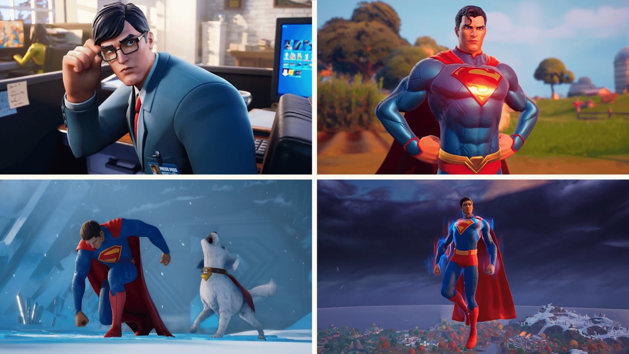 Evolution of Superman in Fortnite Storyline