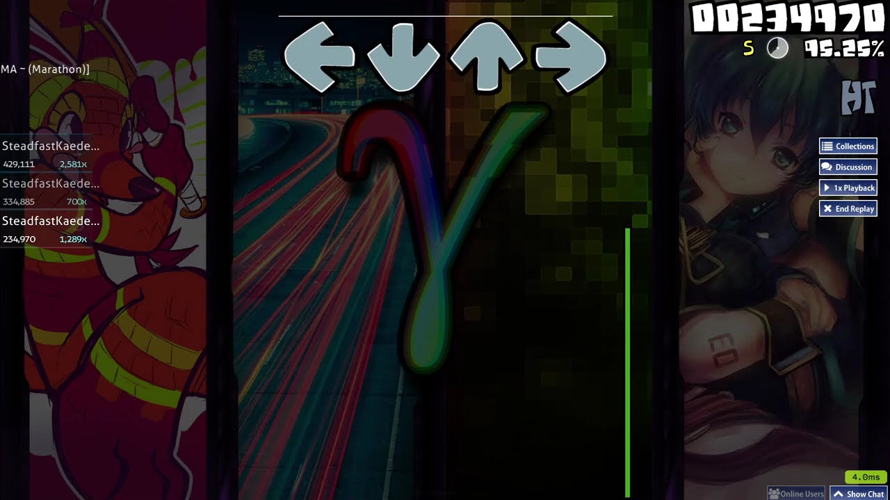 Gamma Dan +HT Clear (osu!mania)
