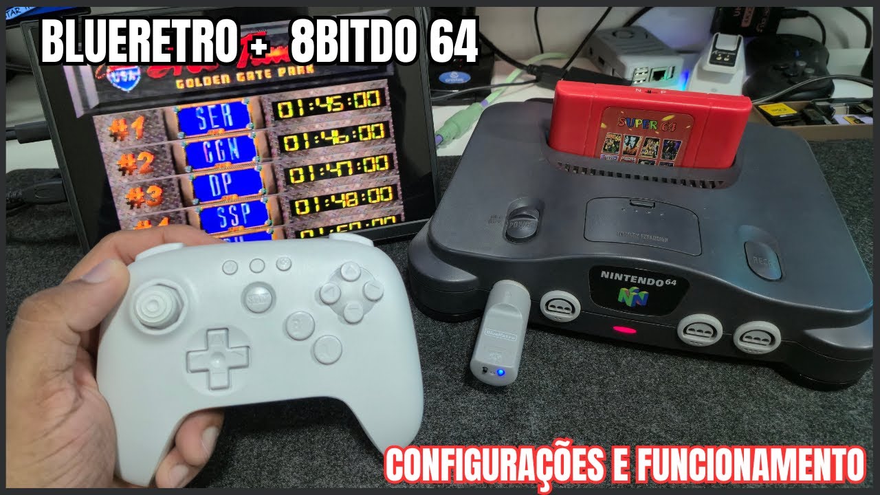 Blueretro + 8bitdo 64