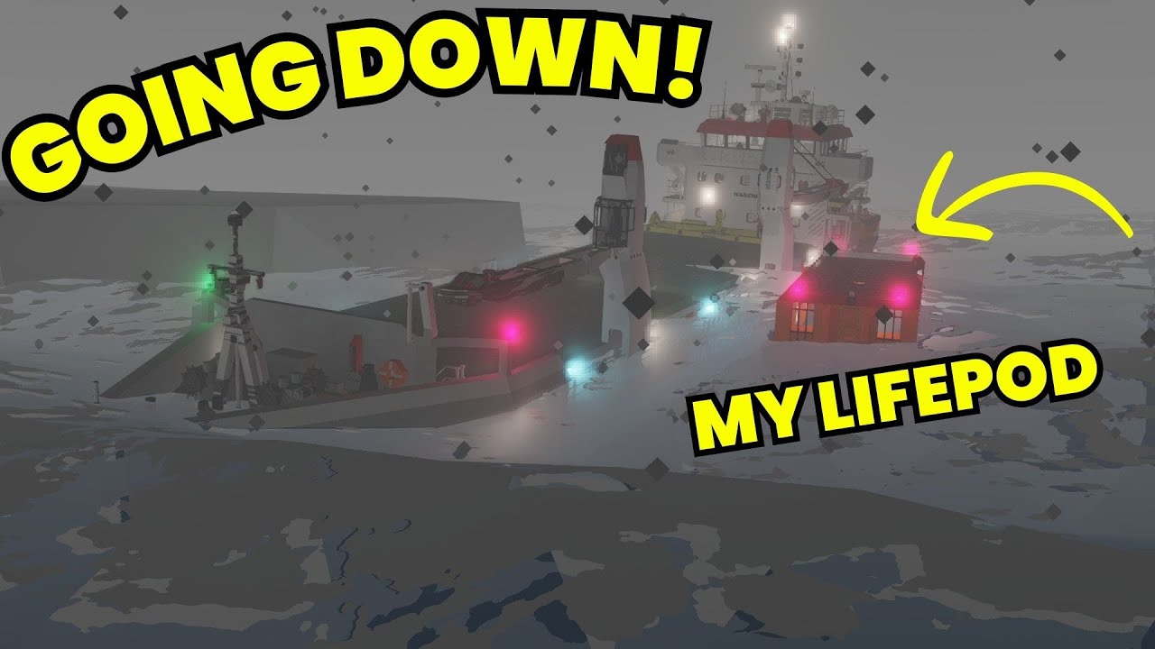 My Cargo Ship Hits An ICEBERG And EXPLODES After TSUNAMI In Stormworks!