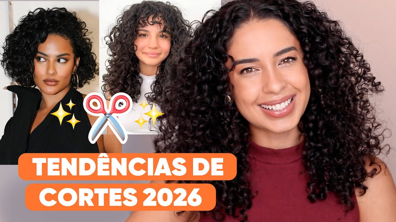 CORTES DE CABELO TENDÊNCIA PARA 2026 - CACHOS, ONDULADOS E CREPOS | JULIANA LOUISE