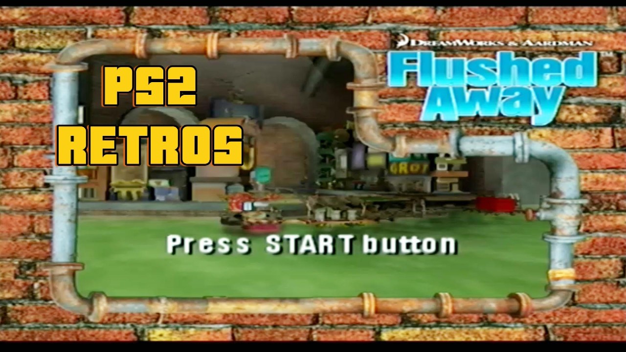 PS2 FLUSHED AWAY PLAYSTATION 2 GAME