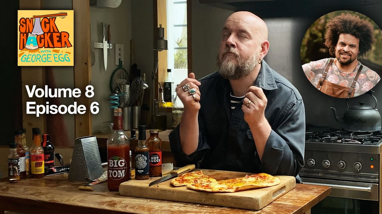 Snack Hacker with George Egg – Naan Pizza Part 2 with Adam Purnell
