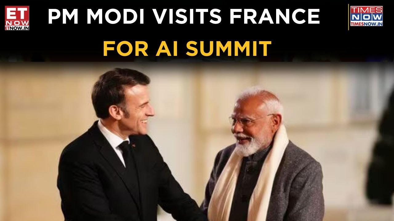 PM Modi Visits France for AI Summit; Macron Welcomes with Warm Hug and Hosts Dinner | World News