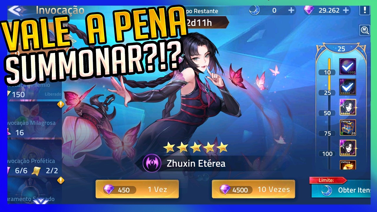 VALE A PENA SUMMONAR A ZHUXIN? - A NOVA MELHOR HÍBRIDA DO MOBILE LEGENDS ADVENTURE!!!