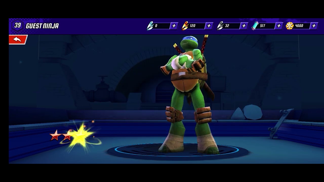 Getting Leonardo to 3 stars TMNT Legends