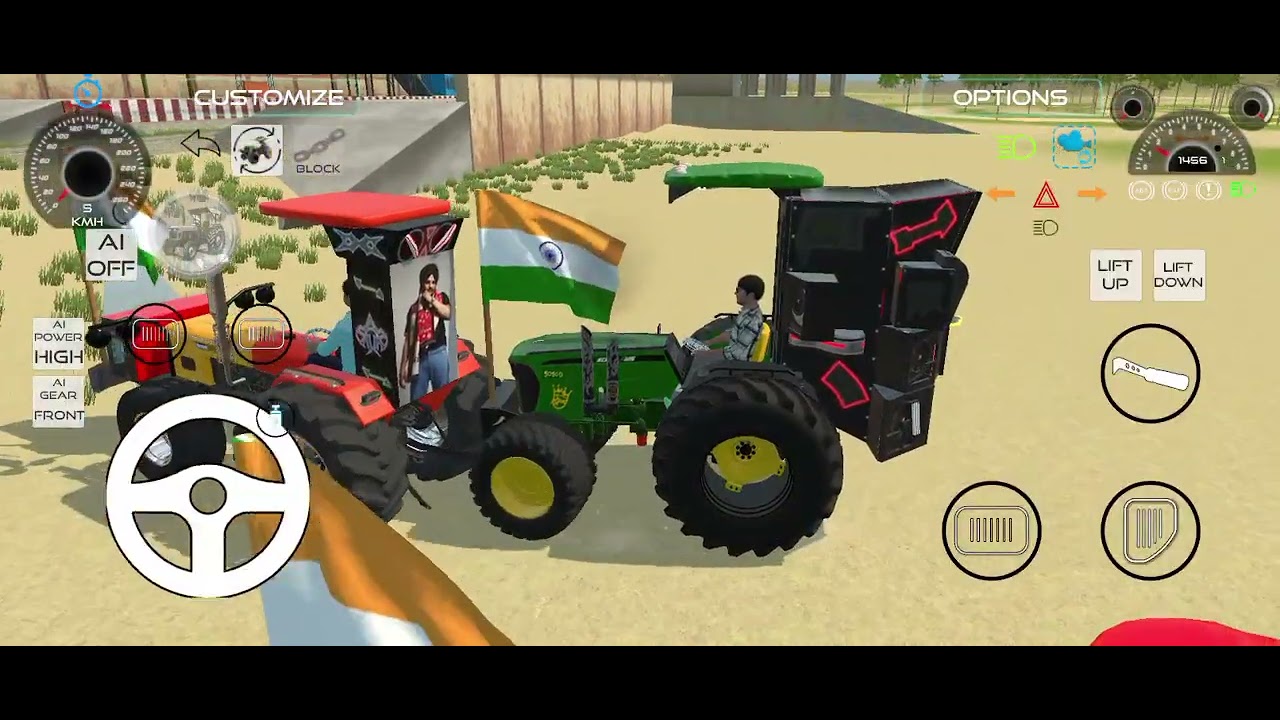 Driving tractors and ready for pm modi rally #modi #rally #viral #top 