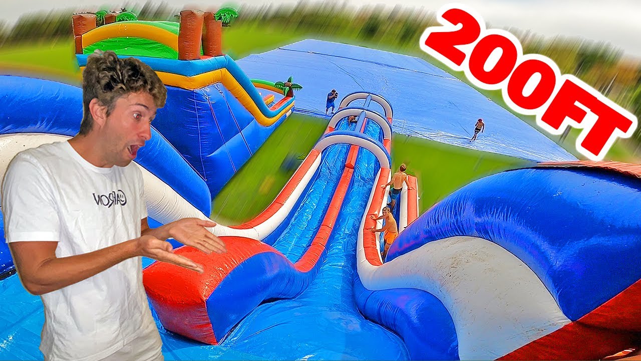 Worlds Largest Slip N Slide! *Police Called*