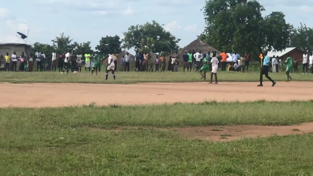 Zone 4 girls Vs zone 1 girls Bidibidi Refugee Settlement