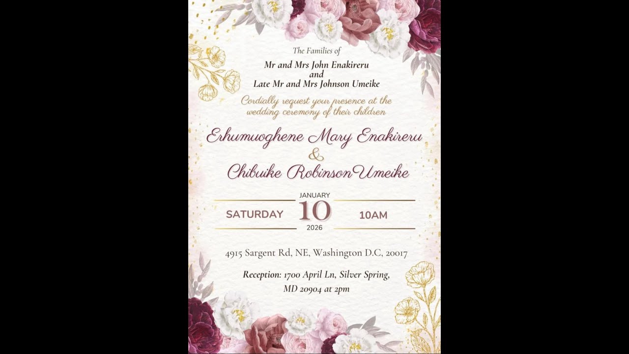 Wedding Ceremony || Mary & Robinson