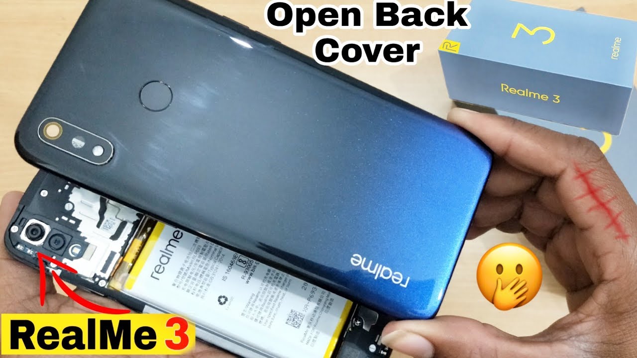 How to Open Back Cover Realme 3 | Remove Back Cover | Replace Back Panel Realme 3 - Back Cover 👍👌