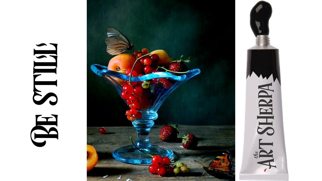 Still Life Fruits Acrylic tutorial Step by step Live Stream | TheArtSherpa