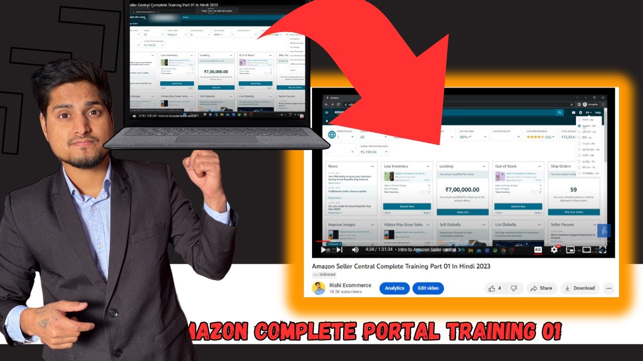 Amazon Seller Central Complete Training Part-01 In Hindi 2026