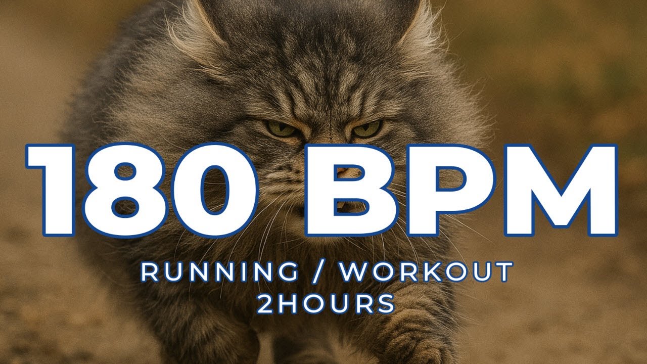 180 BPM Running Music Mix | 2 Hours Non-Stop | Metronome Synced Motivation