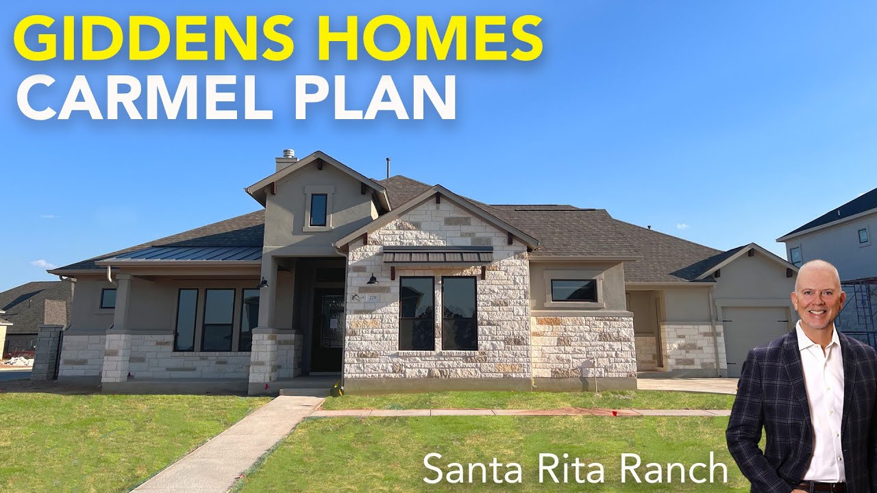Giddens Homes | Carmel Plan | Santa Rita Ranch | Liberty Hill - Austin TX | New Home Construction