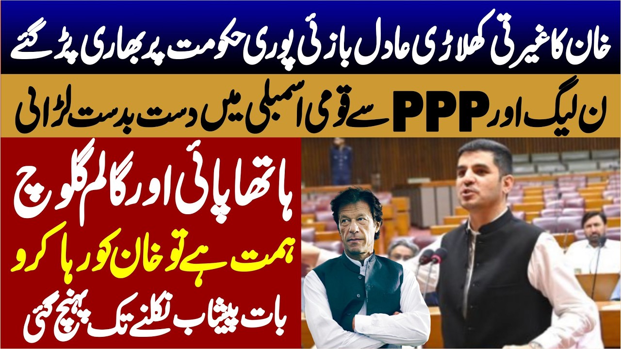 PTI Adil Bazai Blasting Speech Come Down Hard On PMLN & PPP